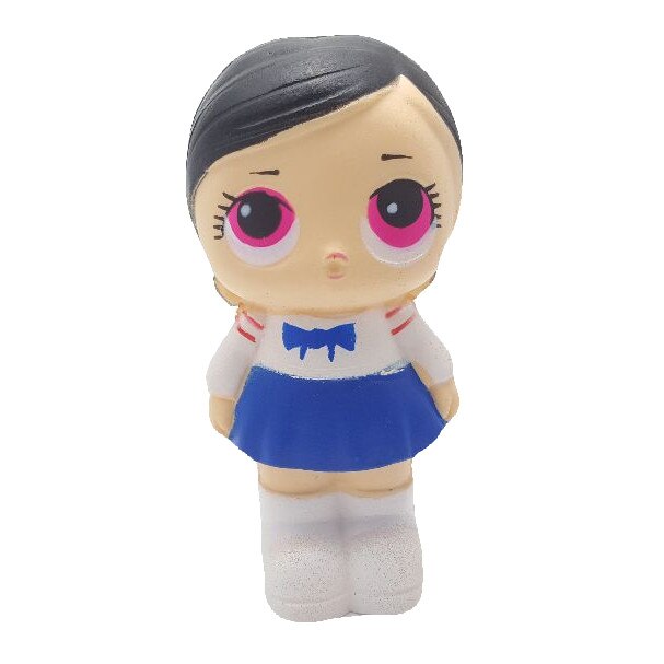 Jucarie Squishy, parfumata (14 cm), papusica LOL, Ginny